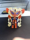 Transformers Original G1 1985 Triplechanger Astro train orange