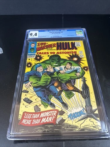Sub Mariner And Incredible Hulk #83 Marvel Comics CGC 9.4 Universal Grade 1966