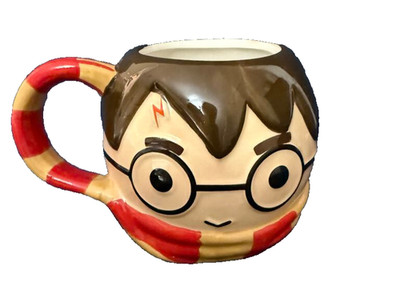 Harry Potter Ceramic 3D Face Head Coffee Mug Cup Warner Bros 20 ounce