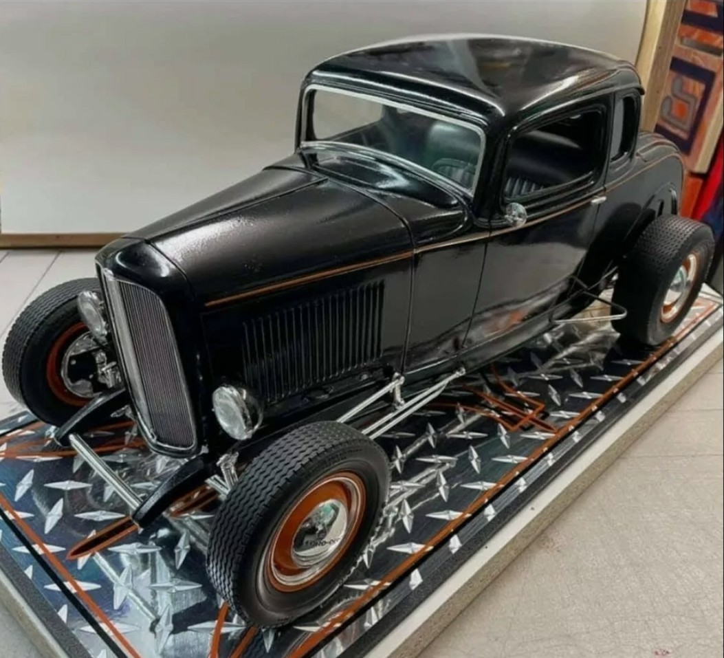 1/8 scale Chopped 1932 Ford 5-window Coupe Body Big Deuce Best