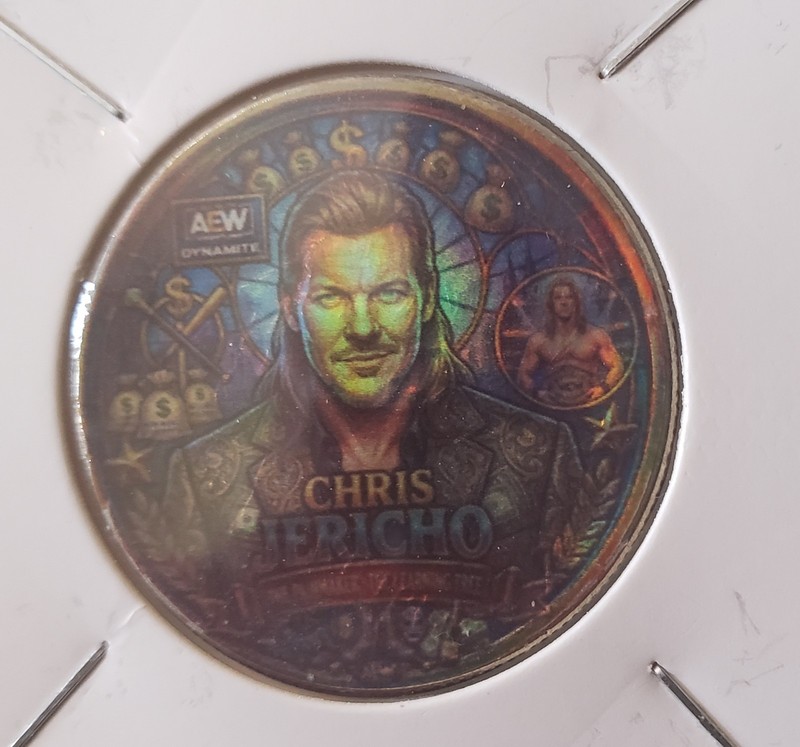 Chris Jericho Y2J AEW Kennedy Half Dollar