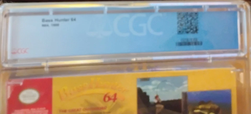 N64 Bass Hunter 64 Sealed CGC 8.0 A+ Nintendo 64 - Image 4 of 4