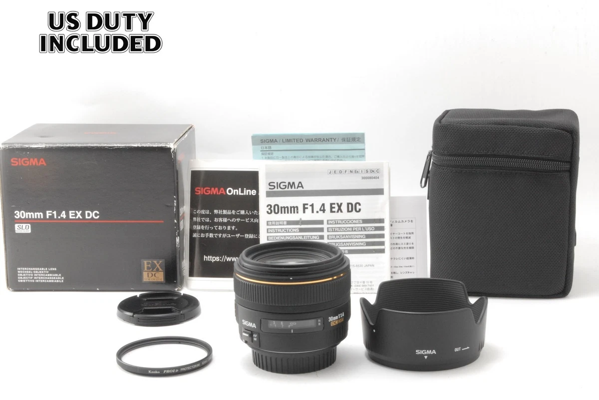 Sigma f/1.4 30mm Camera Lenses for Canon for sale | eBay