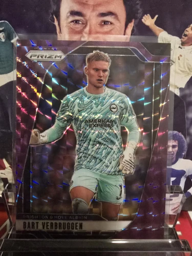 2024-25 Prizm EPL Purple Mosaic Bart Verbruggen /249 #176 Brighton & Hove Albion
