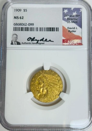 1909 Indian Half Eagle — photo from another recent sale