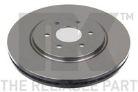 2X NK Bremsscheibe 202276 FüR Pathfinder NP300 Nissan R51 Navara D40 3 VAN Dci