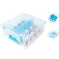 Portable Artbin Box with 8 Customizable Compartments - Perfect for Crafters