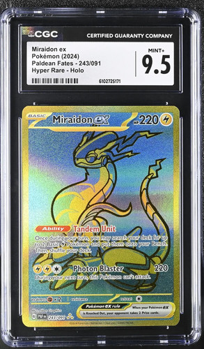 Miraidon ex graded CGC 9.5 for sale on eBay