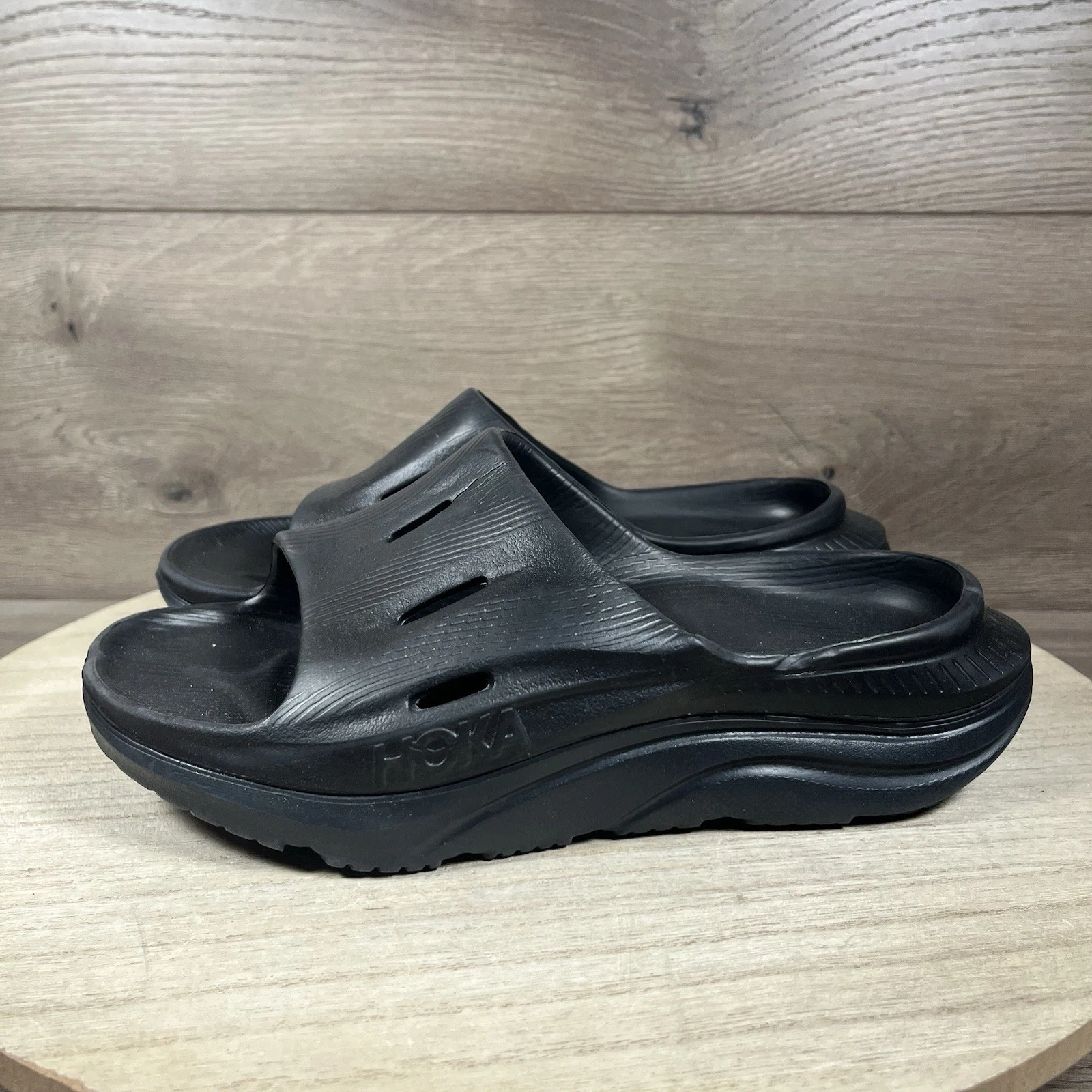 HOKA ONE ONE Sandali donna Hoka Ora Recovery Side 3 neri comodi slip on taglia 6