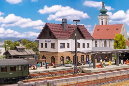 Faller 2129 estación Steinbach 1:160 escala N kit NUEVO EMBALAJE ORIGINAL | Zustand: Neu