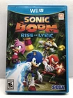 Sonic Boom: Rise of Lyric (Nintendo Wii U, 2014) Complete Tested Working