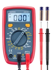 2000 Counts Digital Multimeter for AC/DC Voltage, Current & Resistance