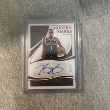 2019-20 Panini Immaculate Basketball Kevin Durant Modern Marks Auto /25 #MM-KDR
