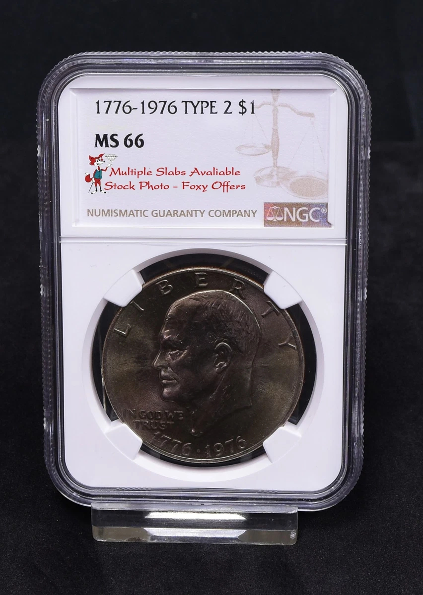 MS 66 Graded 1976 Eisenhower Dollars (1971-1978) for sale | eBay MS 66 Graded 1976 Eisenhower Dollars (1971-1978) for sale | eBay