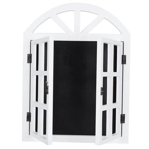 Wood Blinds Message Board Chalkboard Rustic Blank Window Wall Prompt . - Picture 3 of 20