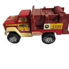 Vintage Tonka Watertown Fire Dept Pumper Unit 4 Fire Truck Toy Red Metal 1990s