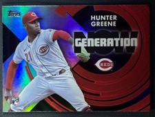 2022 Topps Update Generation Now #GN-64 Hunter Greene ROOKIE Cincinnati Reds