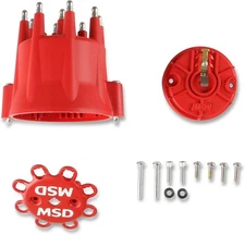 MSD 84335 Red HEI Distributor Cap & Rotor Kit