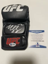 Khamzat Chimaev Signed UFC Glove BECKETT BAS COA BORZ Auto IP Autographed bb
