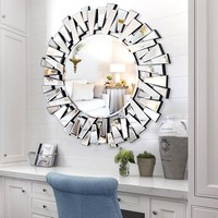 Wandspiegel Deko Spiegel HäNgespiegel Flurspiegel Wohnzimmer 80Cm Badspiegel