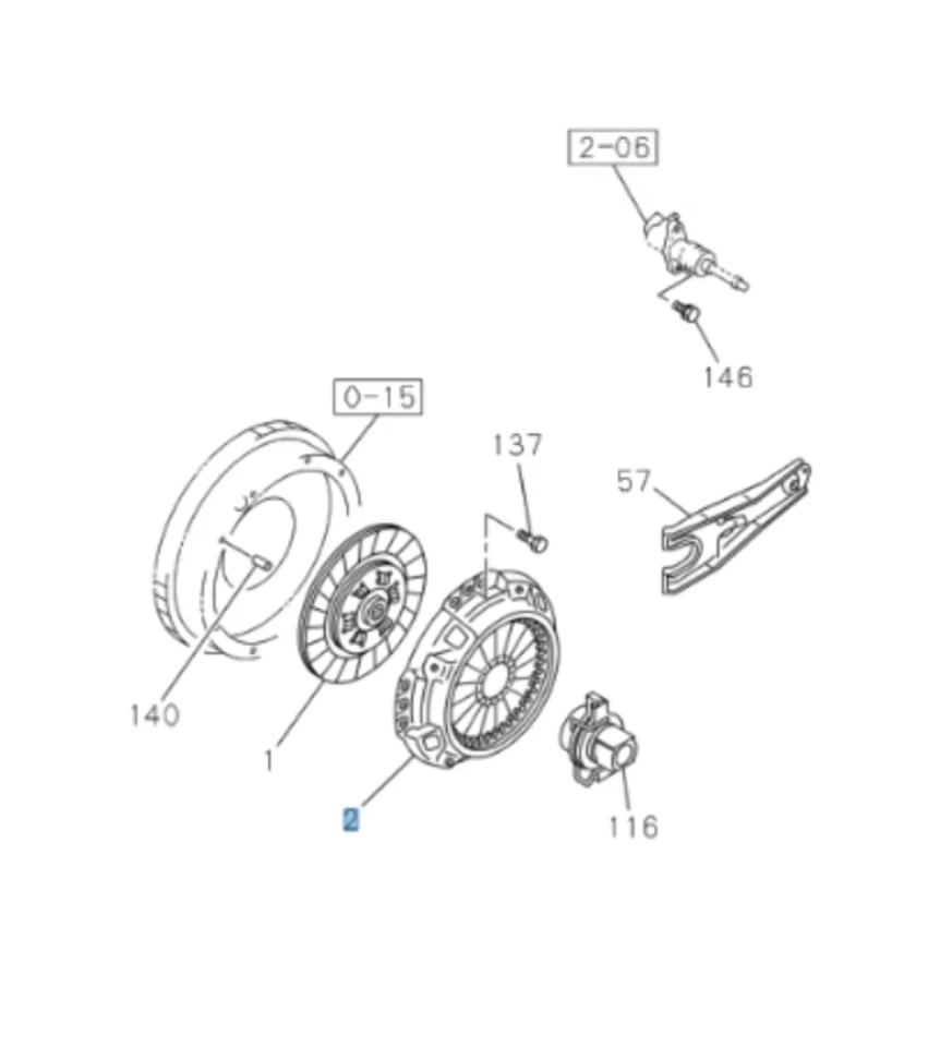 Clutch Pressure Plate For ISUZU NPR NPR-HD NQR 4HG1 4.6L 4HE1 4.8L MSA MXA 98-04 - Image 2 of 4