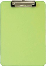 Maul Writing Board, Plastic, A4 clipboard, Hanging Loop Green