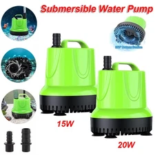 Submersible Water Pump Dirty Clean Aquarium Fountain Pool Pond Fish Tank Flood