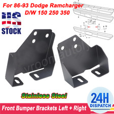 Front Bumper Mounting Bracket For 86-93 Dodge Ramcharger Truck Dw 150 250 350