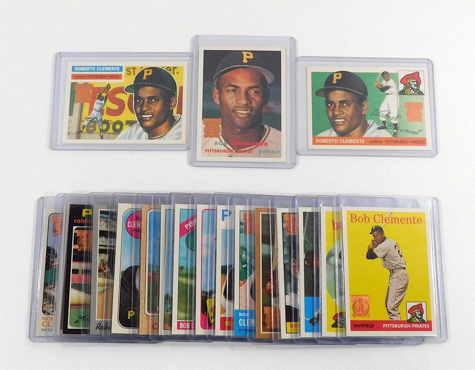1998 Topps Roberto Clemente Reprint Commemorative Baseball Insert Set (1-19)