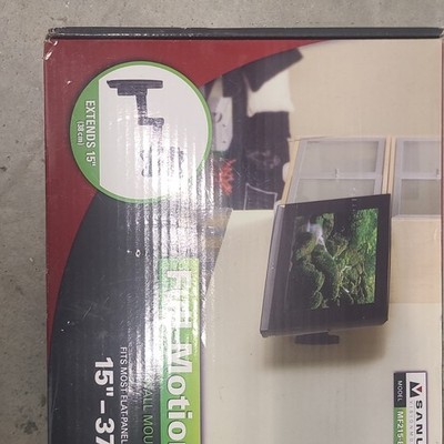 SANUS Full Motion Wall Mount MF215 for 37 in TVs Black Tilting Swivel Extends