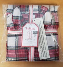 Pottery Barn Kids 3T Morgan Plaid Flannel Pajama Set Holiday Christmas