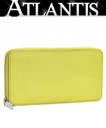 Louis Vuitton Zippy Wallet Round Zipper Long Wallet Epi Pistachio M60436
