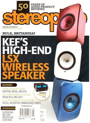 Stereophile Vol.42 No.5, May 2019: KEF LSX wireless loudspeakers
