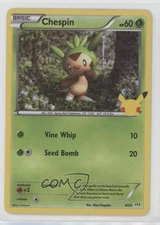 Chespin Confetti Holo Pokémon Sword & Shield McDonald's Collection #6
