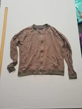 Ladies Jacket Select Size 16 Zip Front Pockets Green 30484