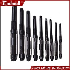 Findmall 9 Pcs/Set Adjustable Hand Reamers A-I, H4-H12, 11.75-29.5mm, HSS