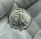 1943 p silver Walking Liberty Half Dollar AU H204