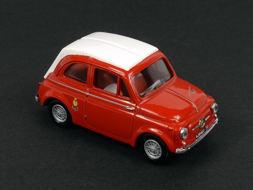 Vitesse Fiat Abarth 695SS 1964 Red/White 1:43 diecast model #042B new in box - Picture 4 of 16