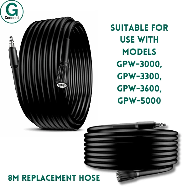 GERNI Replacement Hose Genuine 8m Accessory High Pressure Washer