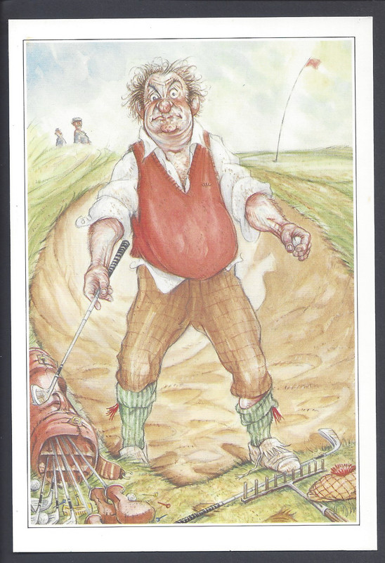 SCOTLAND:  2 Pcs. Hugh Dodd,  Golf is a 4-Letter Wd & Hack & Slash. St. Andrews