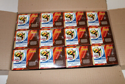 Panini World Cup 2010 South Africa - 12 x DISPLAY BOX 1200 BAGS PACKETS ED. EUROPE