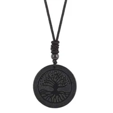 Shungite Natural Stone Pendant Cut Original Healing Crystal EMF Karelia Russia