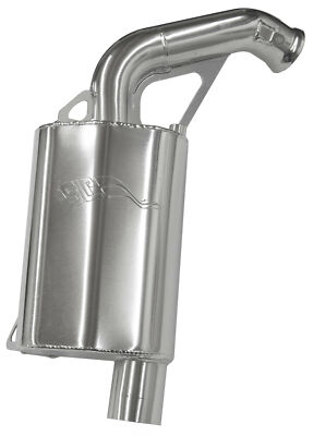 SLP Lightweight Silencer 2017-19 Ski-Doo 850 G4 Polished Silver Ceramic 09-321