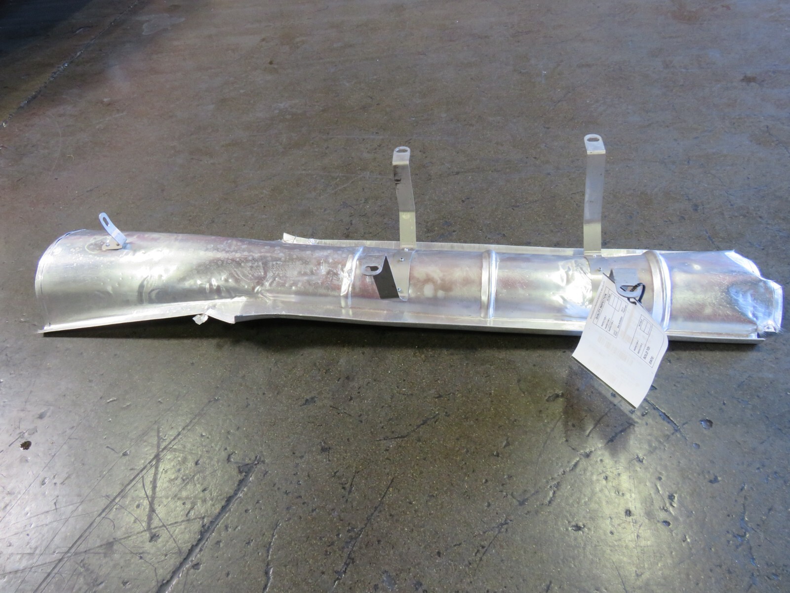 Ferrari Portofino, Drive Shaft Heat Shield, Bent, Used, P/N 749045