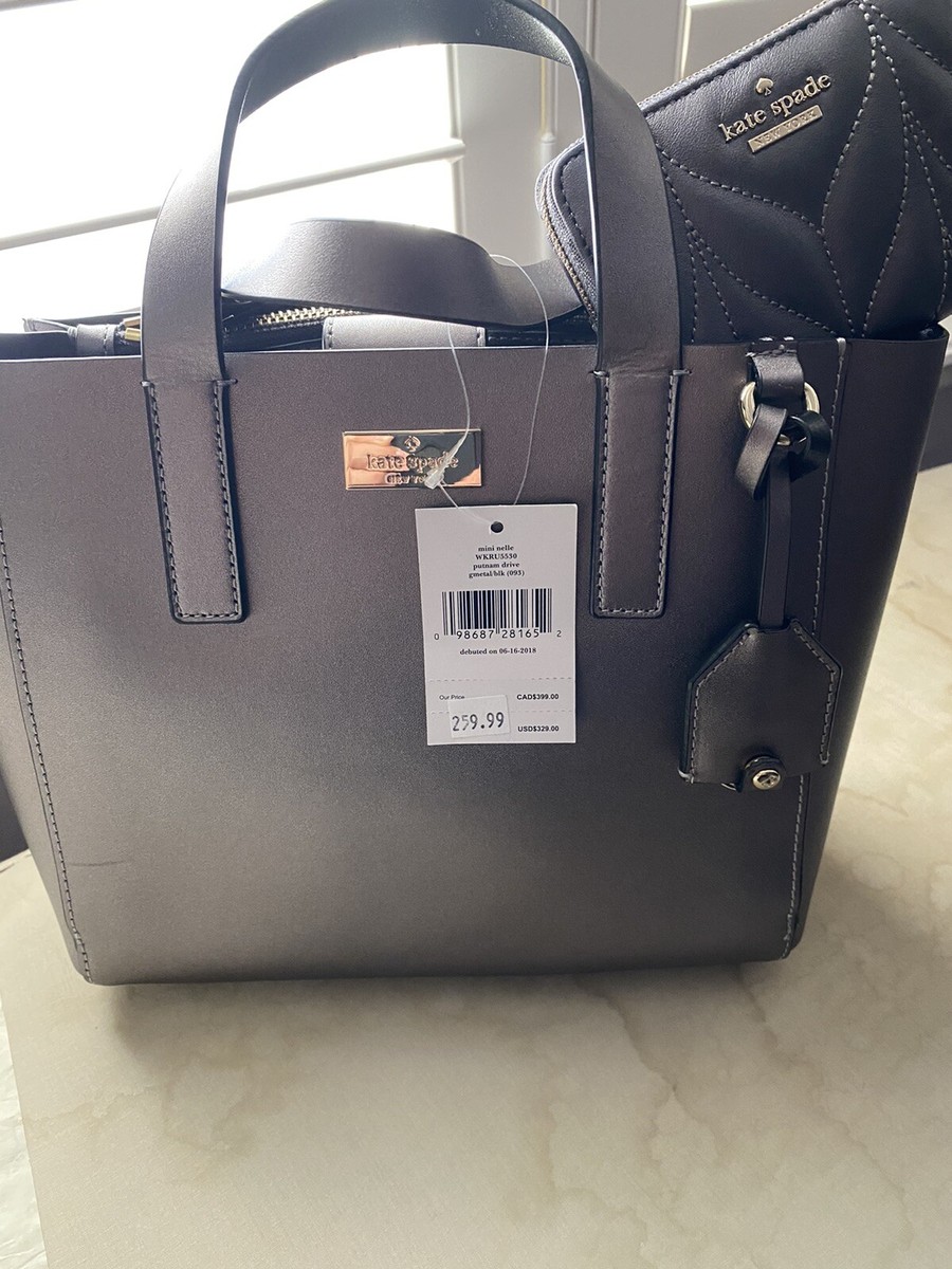 【SOLD OUT】 Kate Spade Mini Nelie Gunmetal | eBay