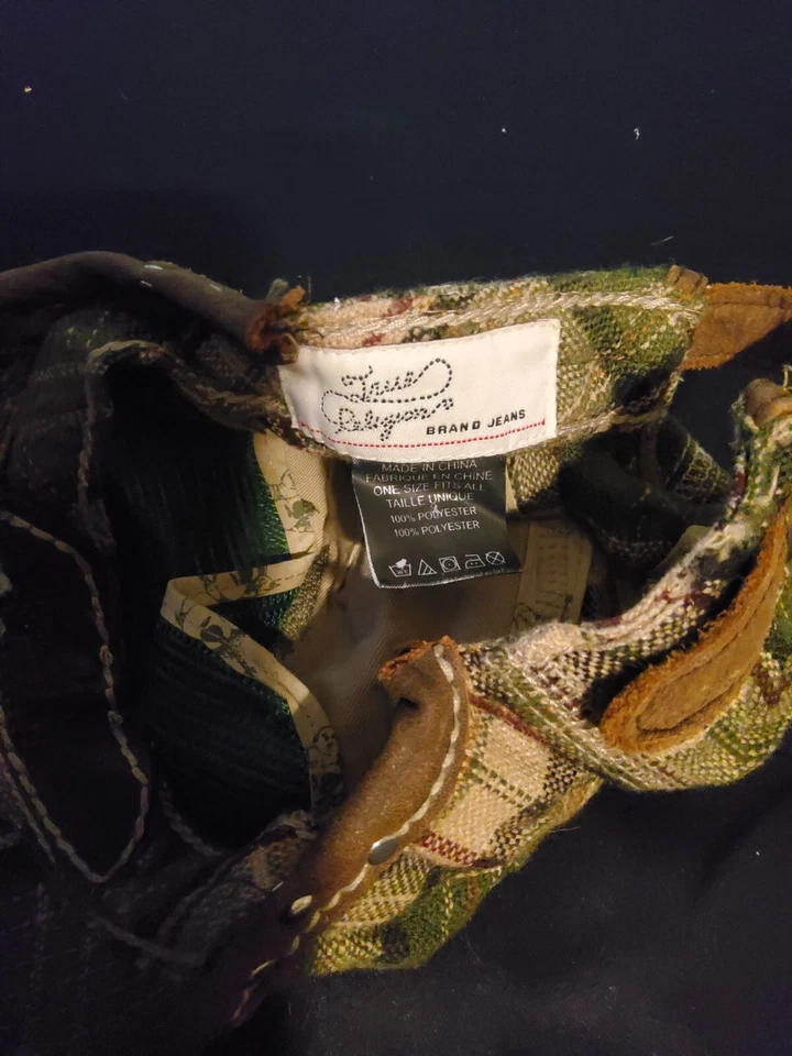 True Religion Hombre S Borgoña y Tostado Estilo Desgastado Sombrero De Colección Foto 4 de 4