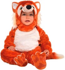 Furry Fox Brown Woodland Animal Cute Fancy Dress Halloween Baby Child Costume