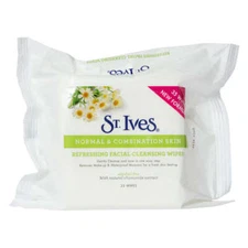 St. Ives Normal & Combination Skin Facial Cleansing Wipes, 35 ct.