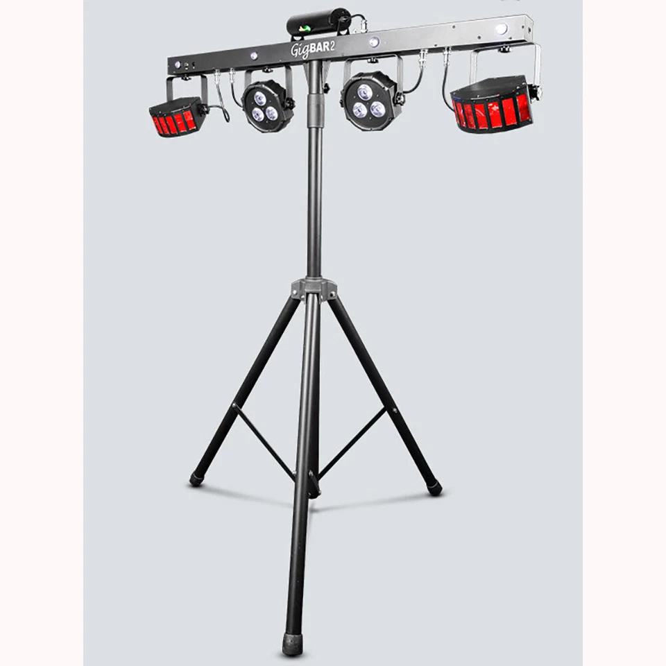 Chauvet GigBAR 2 4-in-1 Effect Light Fixture w/ Tripod Bag Footswitch IRC Remote - Image 3 of 3