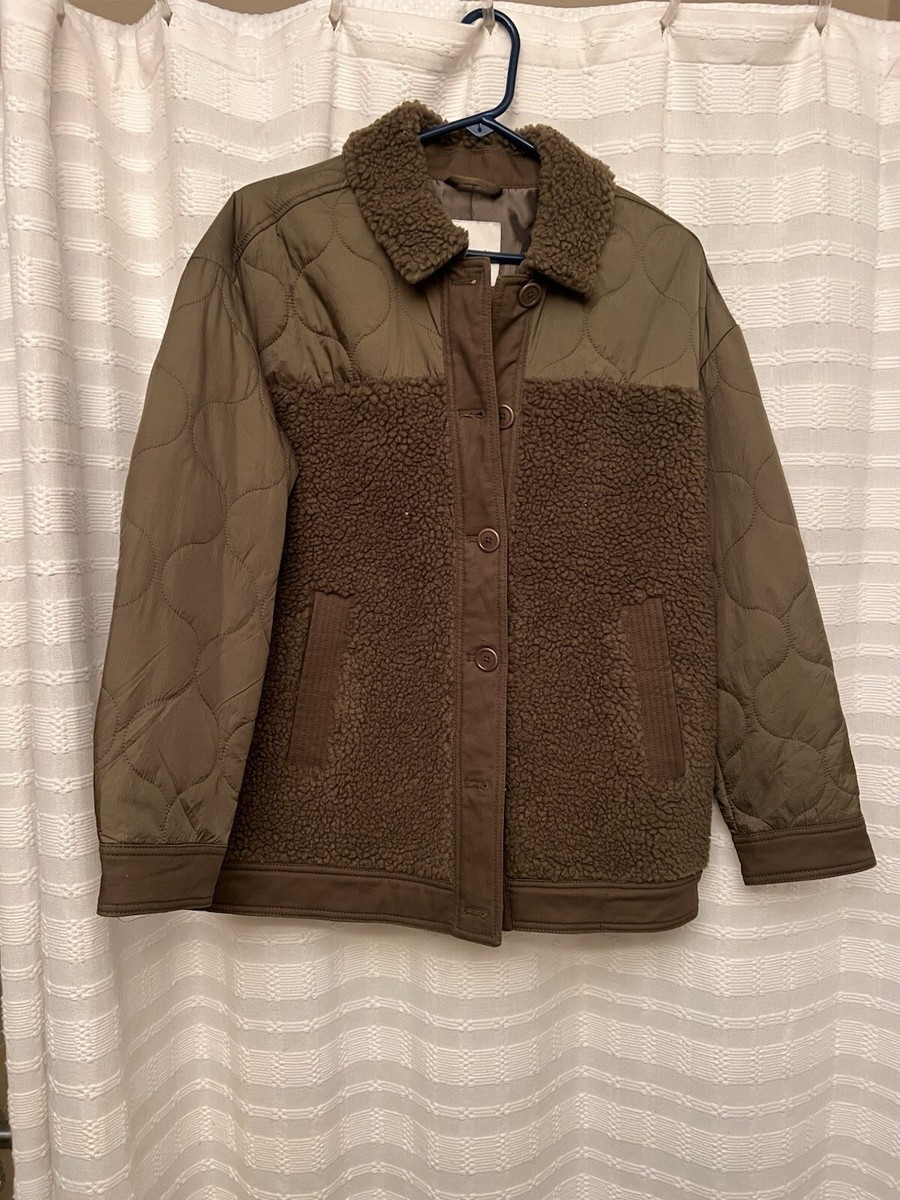 Madewell Hybrid Sherpa Jacket New With Tags Small